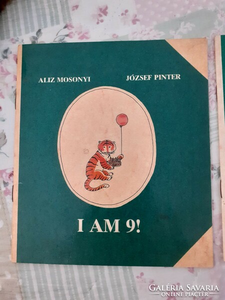 Mosonyi Alíz, Pintér József 9 éves vagyok! I am 9! 1989 két hibátlan kötet egyben