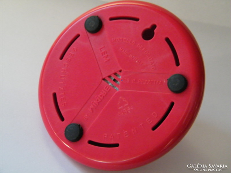 Retro Italian Guzzini wikidue kitchen clock