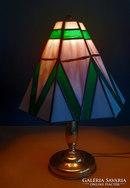 Tiffany asztali lámpa régi ALKUDHATÓ  Art deco design