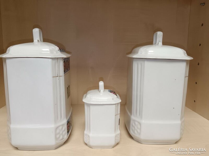 Czech porcelain spice holders