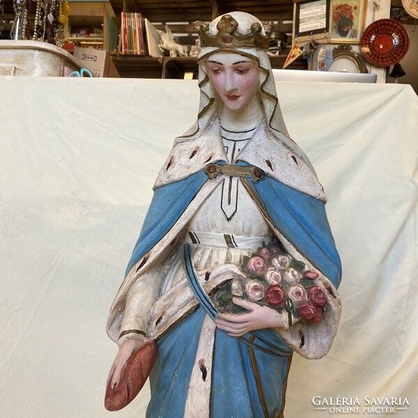 Large plaster statue of Saint Elizabeth