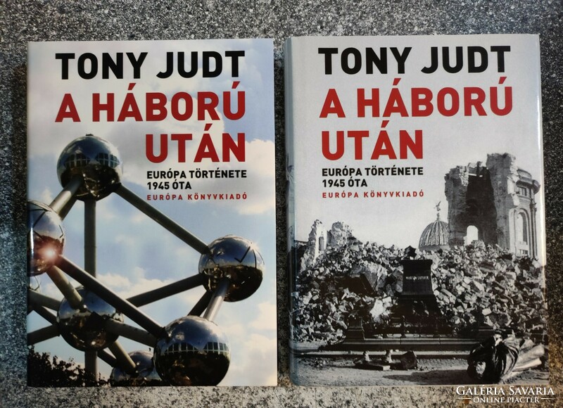 Tony Judt A háború után I-II. Európa története 1945 óta. Európa kiadó. 2007..