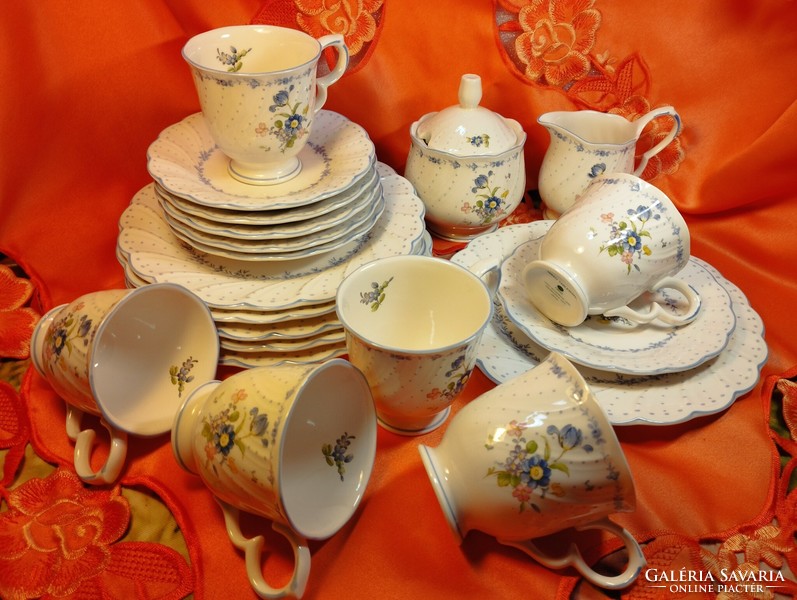 Nikko, quality Japanese porcelain coffee set for 6 people