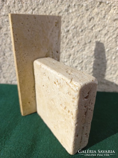 Bookend, made of stone, in a pair