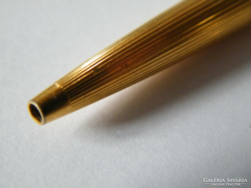 Vintage montblanc noblesse slimline gold colored ballpoint pen
