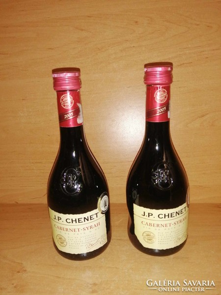 J. P. Chenet cabernet-syrah red wine 2005. In pairs, for collection! (39/D)