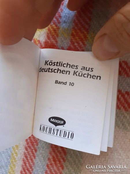 Mini book maggi kochstudio band 10 German recipes with pictures 1997