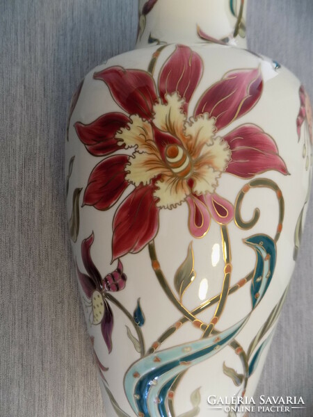 New Zsolnay 42 cm orchid vase!