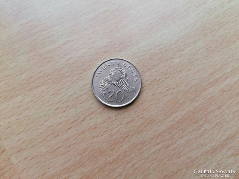 Szingapúr 20 Cents 1989