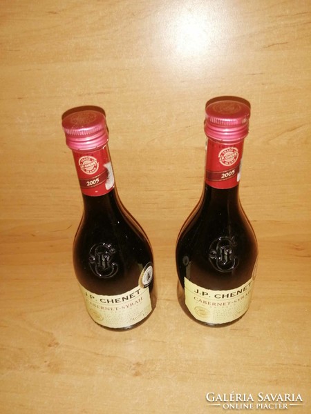 J.P. CHENET Cabernet-Syrah vörösbor 2005. párban, gyűjteménybe! (39/d)
