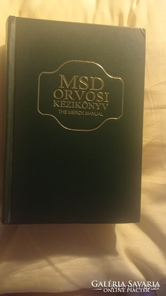 Mindenre kiterjedő orvosi lexikon Merck Manual, MSD 1994, egészségügyi szakkönyv