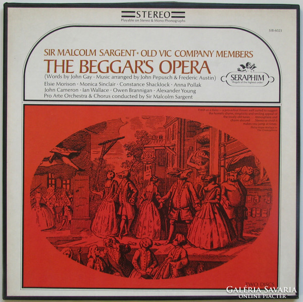 John Gay, Sir Malcolm Sargent, Pro Arte Orchestra - The Beggar's Opera (2xLP + Box)