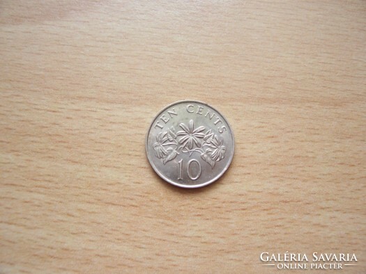 Szingapúr 10 Cents 1990