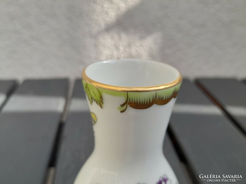 1,-Ft Meseszép Herendi dúsan körbefestett kis váza