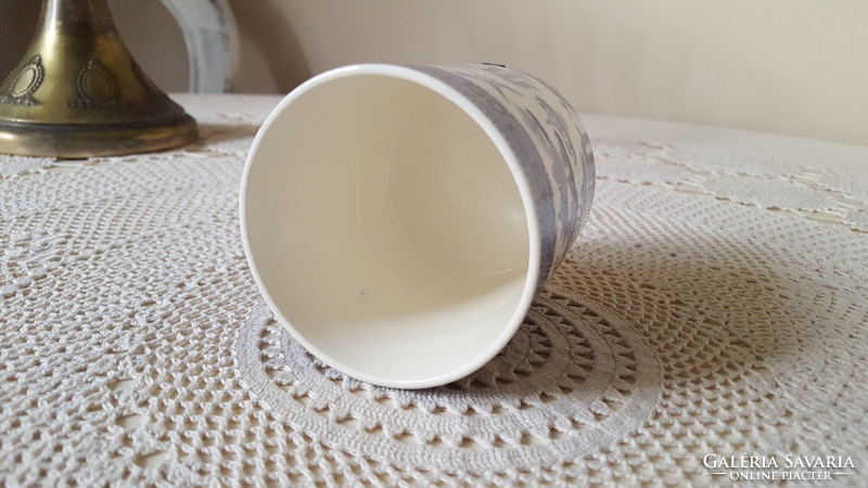 English Wedgwood willow pattern, porcelain mug