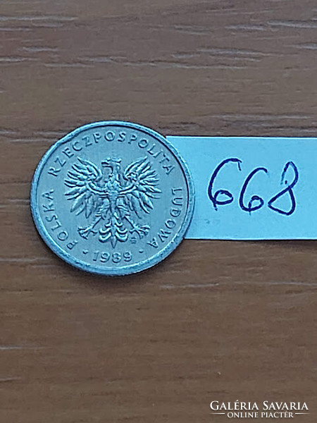 LENGYELORSZÁG 2 ZLOTY 1989  ALU.   668