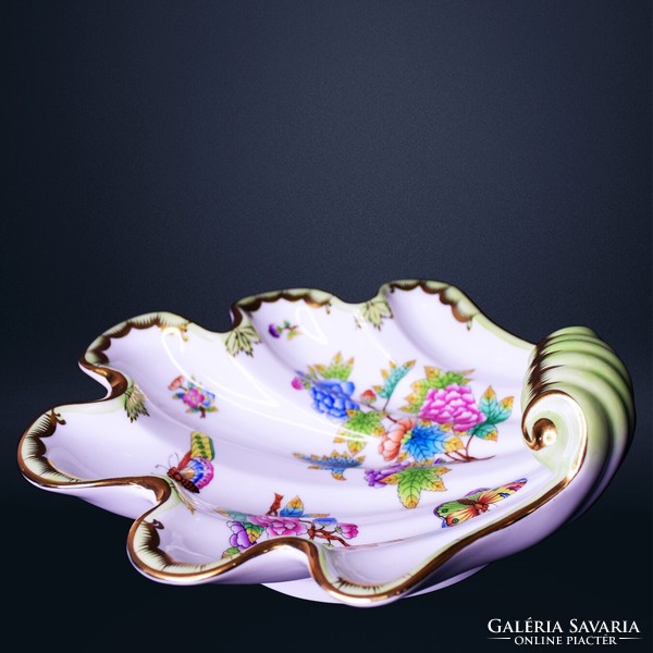 Herend victoria pattern shell bowl