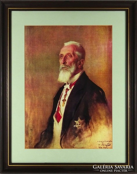 1Q175 László Fülöp elek: Count Apponyi Albert print 1930