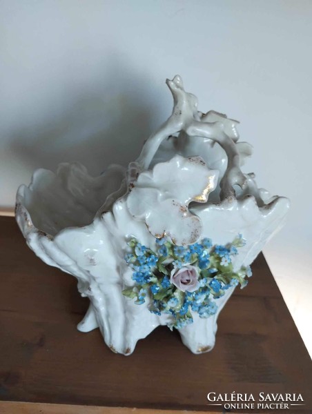 Antique floral table centerpiece