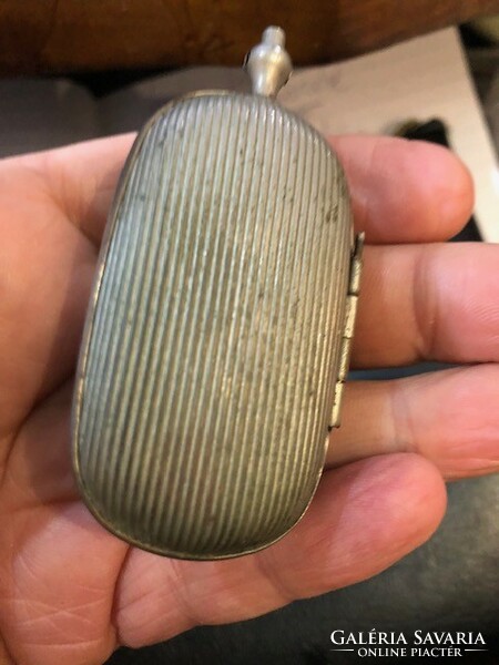 Antique silver change holder, 8 cm rarity.Xix. Century.