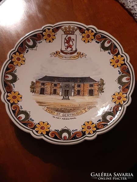 Kézzel festett  ARSENAAL Holland kerámia tányér csak 300 db készült