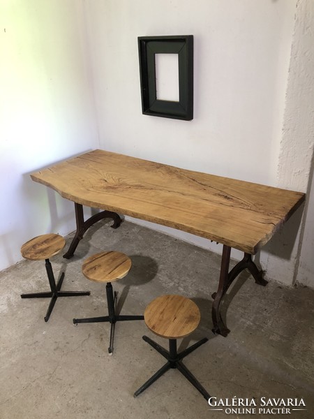 Dining table, dining table, industrial table, loft table