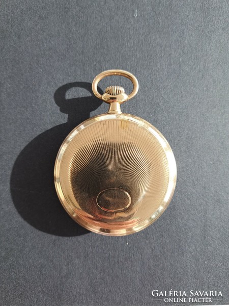 Antique zenith gold pocket watch 14k