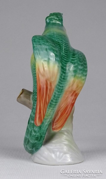 1Q618 old Herend porcelain parrot 12 cm