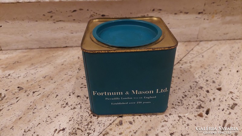 Fortnum & Mason Ltd 1/2 lb 227 gramm, üres tea pléhdoboz