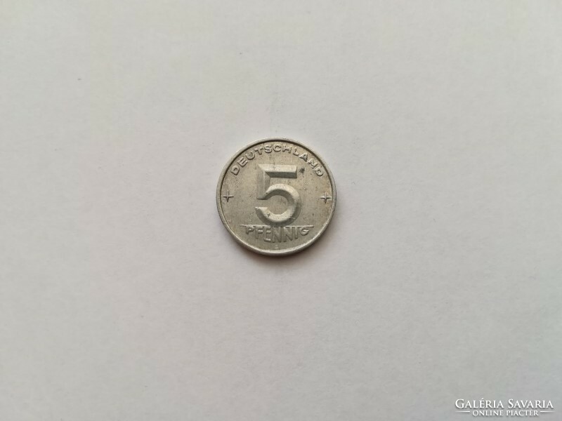 Germany (East Germany, GDR) 5 pfennig 1952 a
