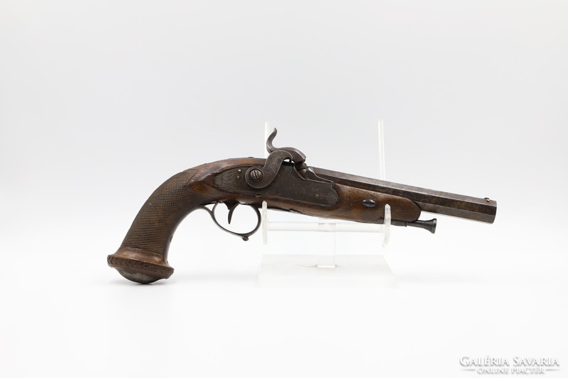 19th century Belgian bolt action pistol