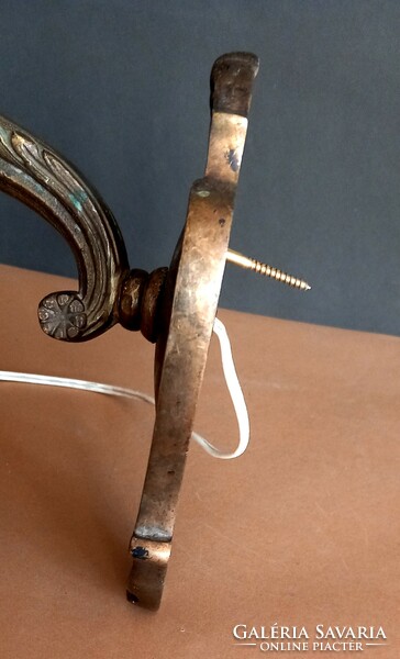 Bronze Art Deco wall arm lamp negotiable