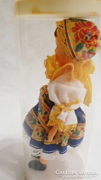 Pike (11 cm.) Old fashioned doll. In a plastic box.
