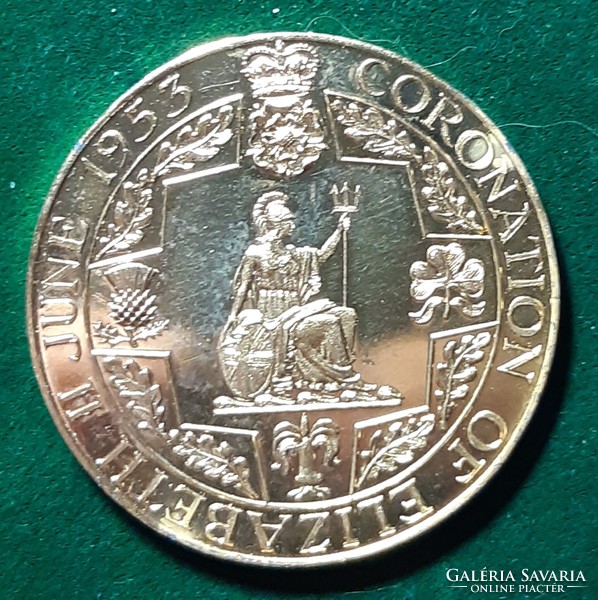 Pál Vincze: ii. Elizabeth's coronation medal, 1953, in original box