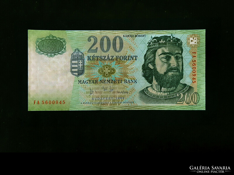 200 FORINT - aUNC - NAGYON SZÉP - 2004