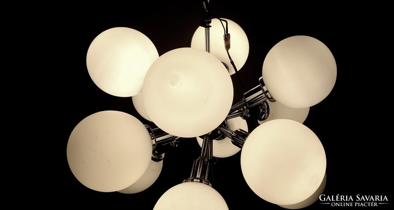 Mid-century sputnik atom design 12-hole ceiling lamp. Negotiable!