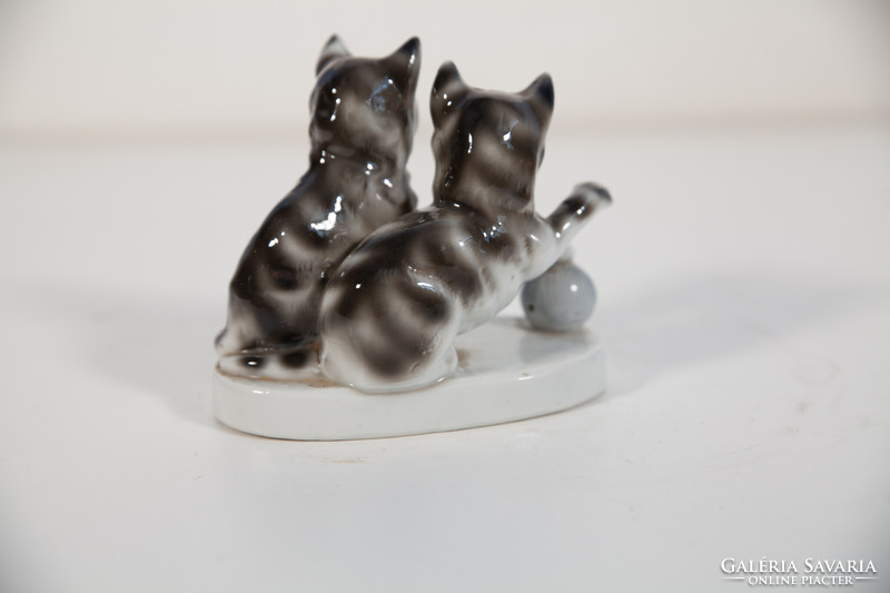 Antique kitten figurine made in West Germany by Carl Scheidig Germany Grafenthal porcelain