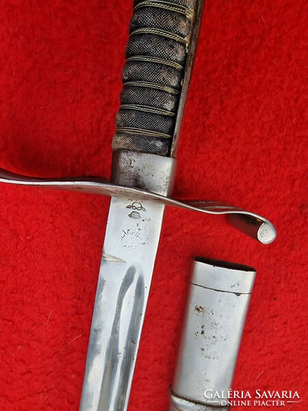 Austro-Hungarian 1861m r-mounted infantry officer's sword Szentgotthard Cossack Antal Budapest