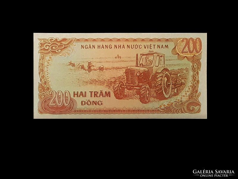 UNC - 200 DONG - VIETNAM - 1987 (Ritka!)