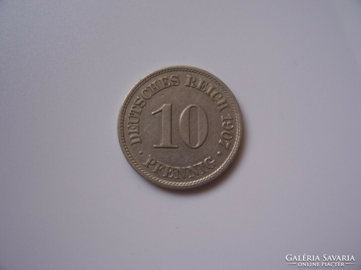 Németország 10 Pfennig 1907 A