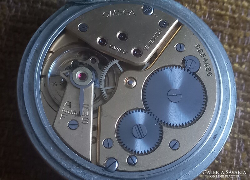 Omega silver pocket watch