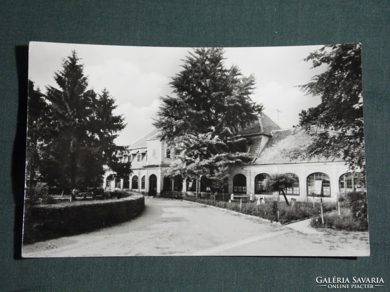 Postcard, ádánd, csápody castle, agricultural mechanic training school