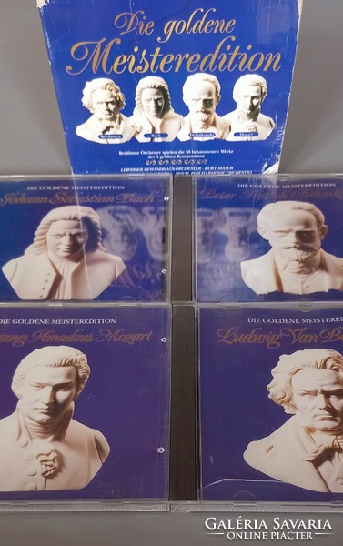 4 db-os klasszikus zenei CD , Mozart, Bach, Beethoven,  Tschaikowsky