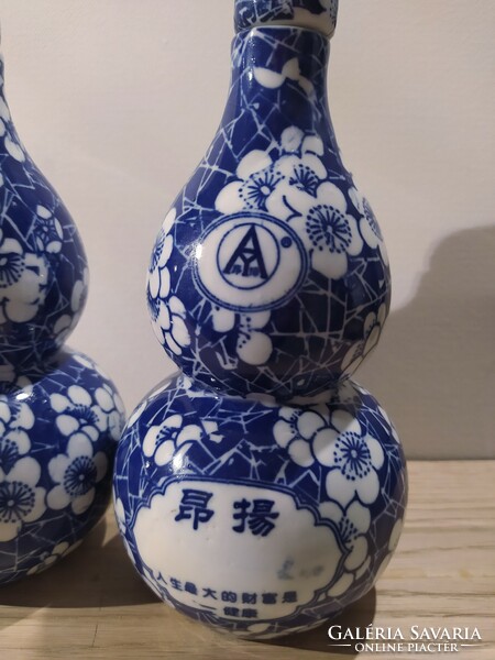 Jingdezhen porcelain bottle pair