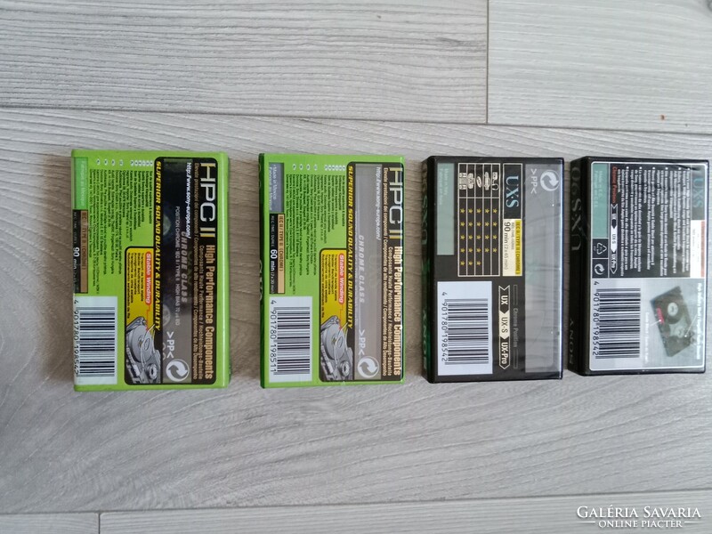 Old tape recorders in unopened original packaging