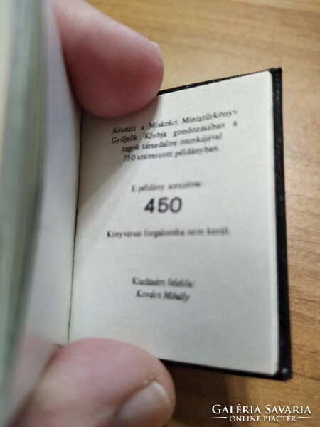 II. Rákóczi Ferenc faplakettes - számozott minikönyv