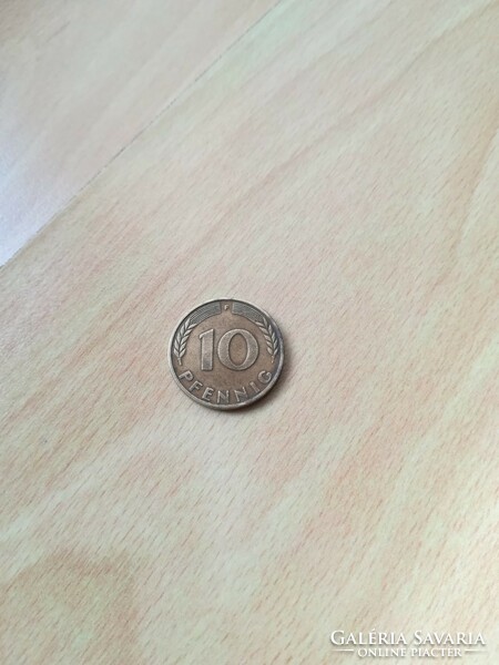 Germany 10 pfennig 1950 f