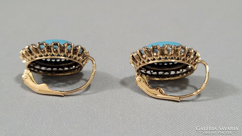 Antique 14k gold earrings 6.21 g