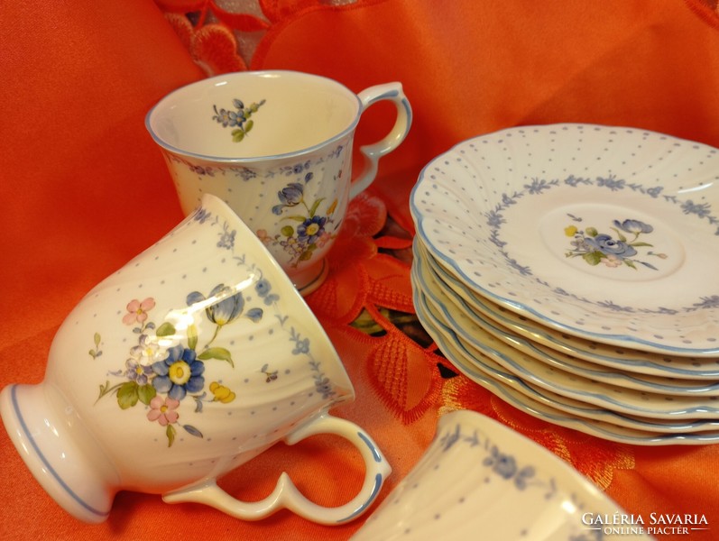 Nikko, minőségi japán porcelán kávés készlet, 12 db.