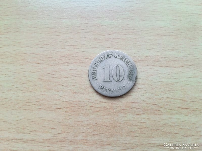 Germany 10 pfennig 1876 a
